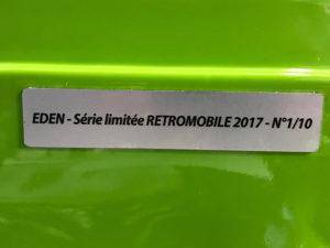 EDEN reçoit son homologation 2017!