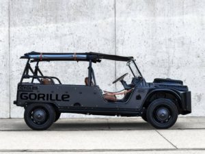 2CV Méhari Club Cassis X Gorille Cycles, an EDEN BAAK in the image of the Gorilla